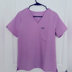 EUC Figs Women’s Catarina Top Heather Dusk Size S